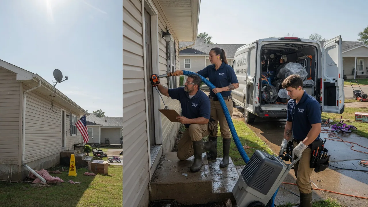Ceiling Water Damage Restoration in Gladstone, VA near me